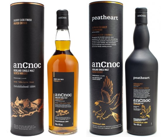 anCnoc Sherry Cask Finish Peated Edition & Peatheart Batch 3