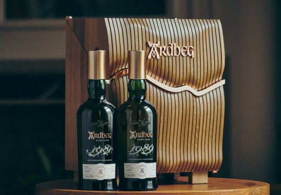 Ardbeg The Rollercoaster set 1981 and 1989 vintages.