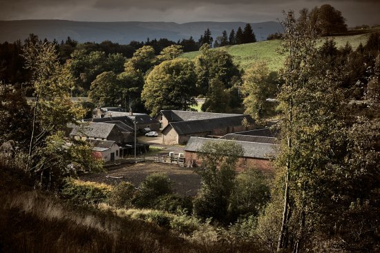 Site of the proposed visitor centre for the Ardgowan Distillery, Ardgowan Estate, Inverkip.