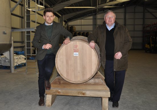 Arran Distillers lay down a creative blend of Arran &amp; Lagg new make whisky spirit. (picture for illustration purposes taken pre Covid-19)