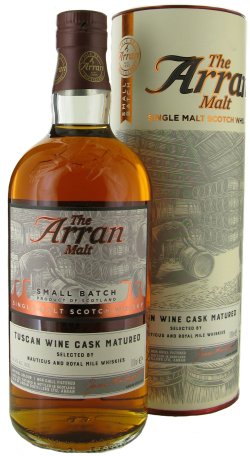 Arran Tuscan Wine Cask Matured Royal Mile Whiskies Exclusive