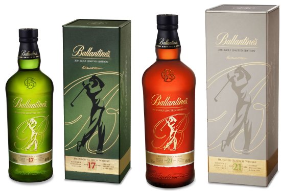 Ballantine's 17 & 21 Year Old 2014 Golf Packs