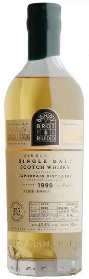 Berry Bros & Rudd 325th Anniversary Laphroaig 1999