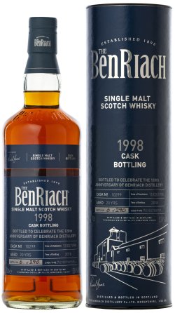 BenRiach 1998 Cask No 10299 120th Anniversary Bottling