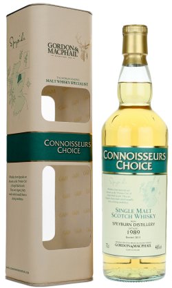 Gordon & MacPhail Connoisseurs Choice Speyburn 1991 review. Image shows 1989 vintage for illustration purposes.