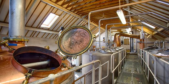 The Cotswolds Distillery still house.
