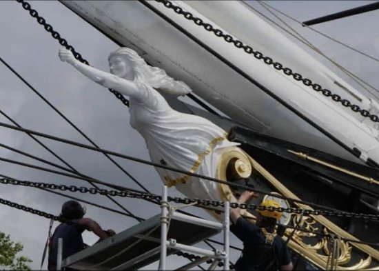 �Nannie�, the Cutty Sark figurehead today