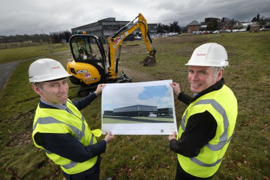 Ewan Andrew, Managing Director of the Diageo International Supply Centre and Alan Kennedy, Science and Technology Director of the Diageo International Supply Technical Centre at the site of the new state-of-the-art technical centre of excellence in Menstrie. Ewan Andrew, Managing Director of the Diageo International Supply Centre and Alan Kennedy, Science and Technology Director of the Diageo International Supply Technical Centre at the site of the new state-of-the-art technical centre of excellence in Menstrie