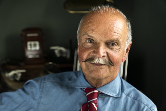 Fred Laing, chairman of indepnent bottler Douglas Laing receives Lifetime Achivemant Award 2020 from the Spirit Business Awards.