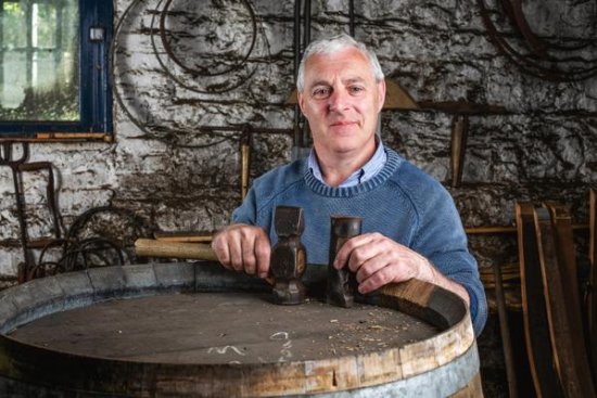 Ger Buckley Master Cooper at the Midleton Distillery Ger Buckley Master Cooper at the Midleton Distillery