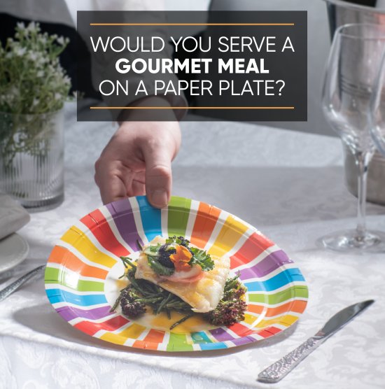 Glencairn Challenges Whisky Industry To Think About Glassware - Would you serve a gourmet meal on a paper plate?