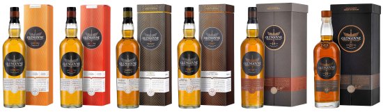 New look Glengoyne whisky range.