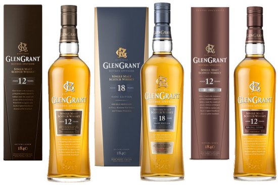 New Glen Grant 12, Glen Grant 12 Non Chill-Filtered and Glen Grant 18 Year Old