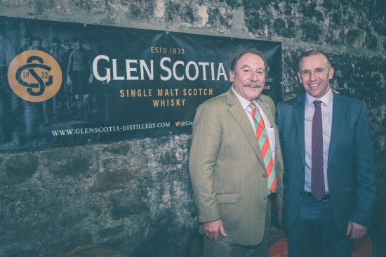 Glen Scotia distillery manager Iain McAlistair and Whisky Writer Charles MacLean set to host 2017 Campbeltown Whisky Festival dinner and a dram.