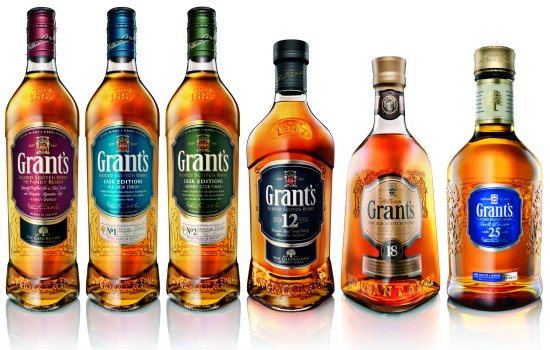 Grant's whisky range.
