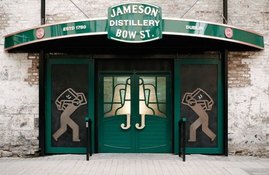 Old Jameson Distillery Bow Street entrance.