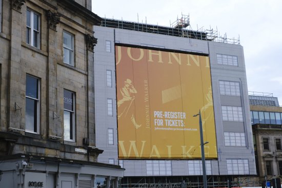Johnnie Walker Princes Street under construction. Johnnie Walker Princes Street under construction.