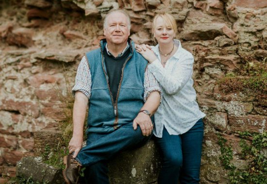 Drew McKenzie-Smith and his wife Helen