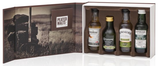 Peated Malts of Distinction gift set. Peated Malts of Distinction gift set.