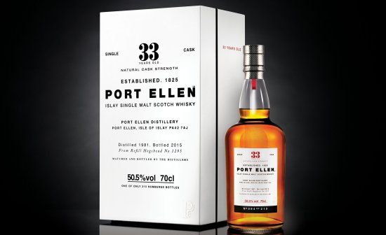 Port Ellen 33 Years Old travel retail exclusive.