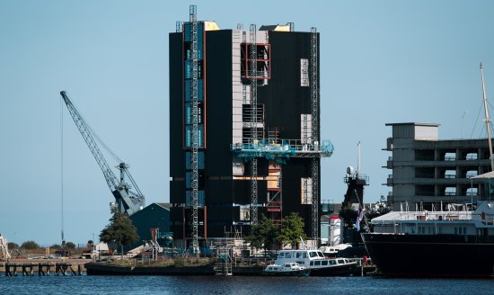 Port Of Leith Vertical Distillery still under construction