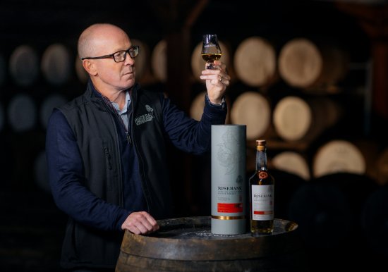 Robbie Hughes with the Rosebank 30 Year Old 1990 Vintage Release One Robbie Hughes with the Rosebank 30 Year Old 1990 Vintage Release One