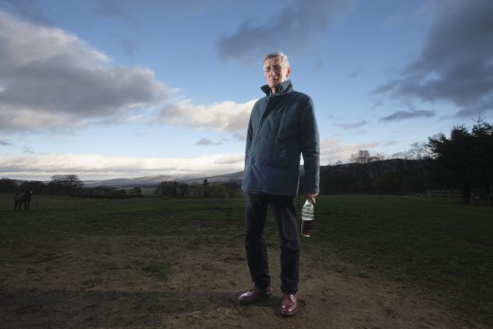 Pip Hills founder of The Scotch Malt Whisky Society pictured at the farm in Aberdeenshire where he first tried single cask whisky which had been siphon Pip Hills founder of The Scotch Malt Whisky Society pictured at the farm in Aberdeenshire where he first tried single cask whisky which had been siphon