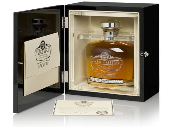 Teeling Platinum Reserve 30 Year Old single malt Irish whiskey.