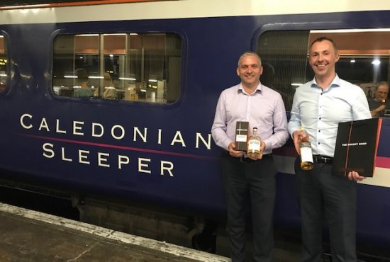 The Whisky Shop onboard the Caledonian Sleeper. The Whisky Shop onboard the Caledonian Sleeper.