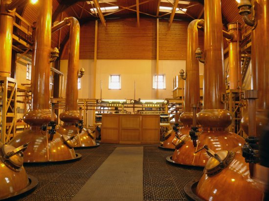 Tobermory Stillhouse. The Tobermory stills will be replaced but the production capacity will not be increased.