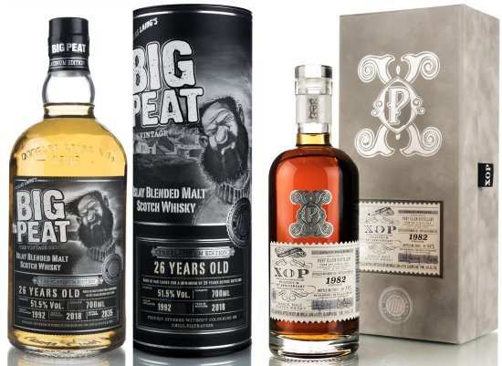 Douglas Laing 70th Anniversary XOP Port Ellen 1982 & Big Peat 26 Year Old Douglas Laing 70th Anniversary XOP Port Ellen 1982 & Big Peat 26 Year Old
